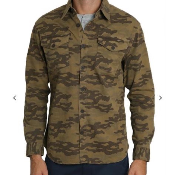 Camo Stretch Denim Workshirt - Picture 3 of 13